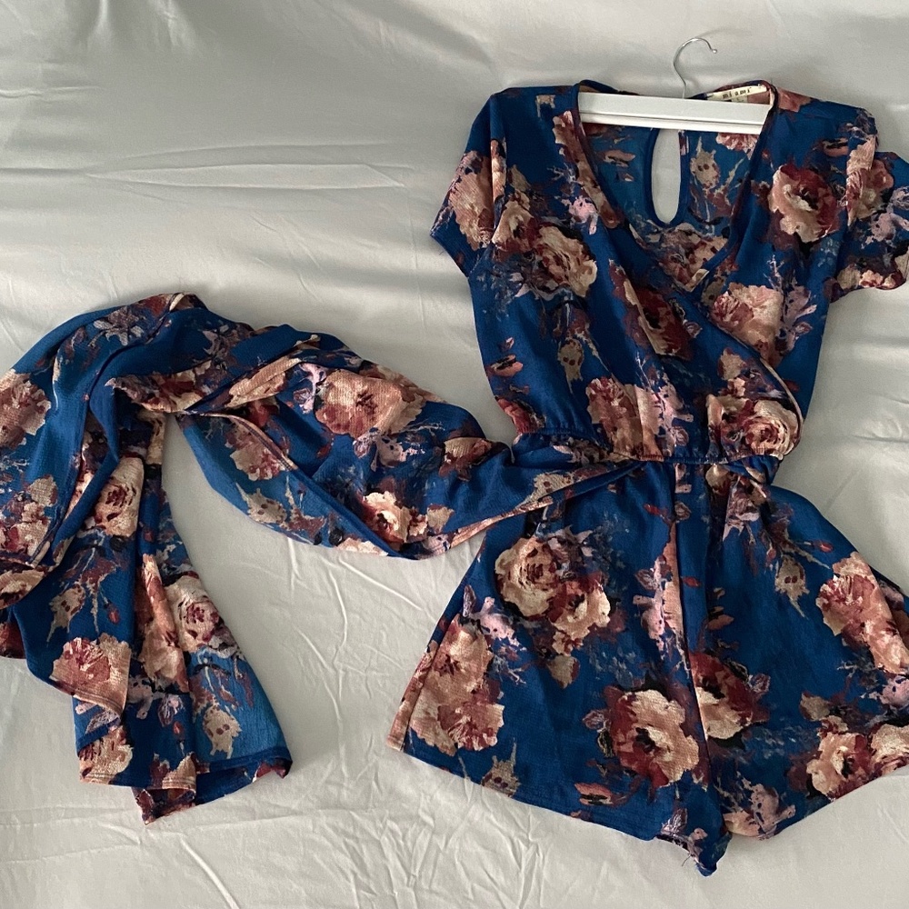 LONG ROMPER WITH SHORTS